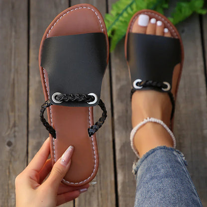 Women's Woven Sandals Boho Brown