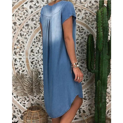 Women's Denim Flowy Summer Dress