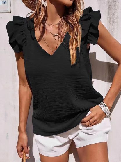 Women's Ruffle Sleeve Summer - Vonnera