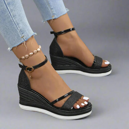 Women's Orthopedic Sandals Comfortable Leather Brown
