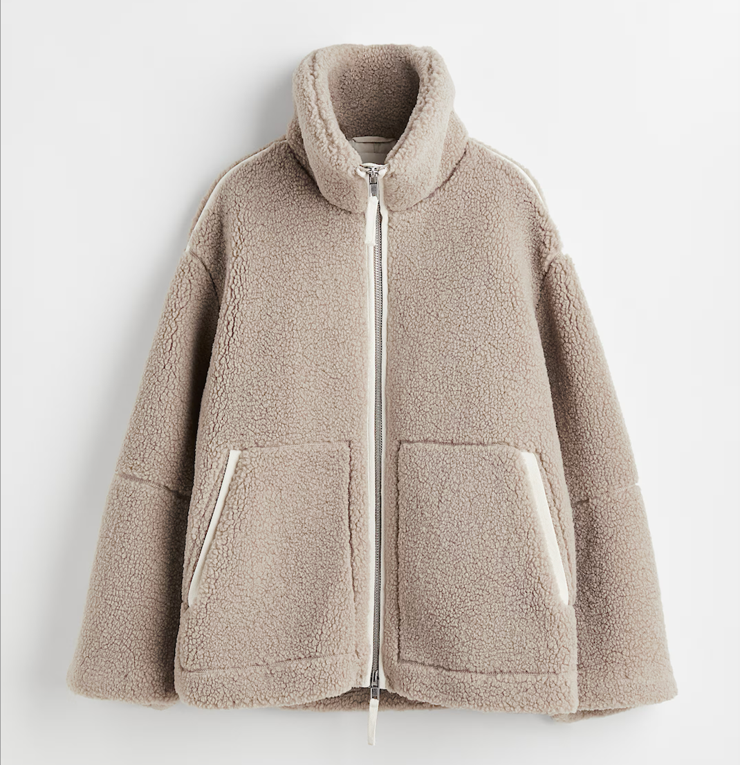 Women's Teddy Fleece Jacket Cozy Outerwear - Vonnera
