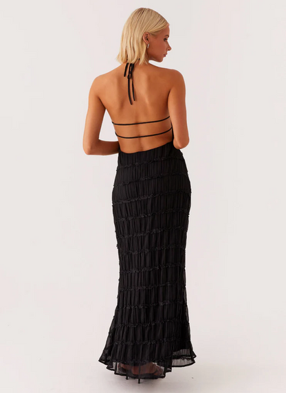 Women's Halter Maxi Dress Elegant