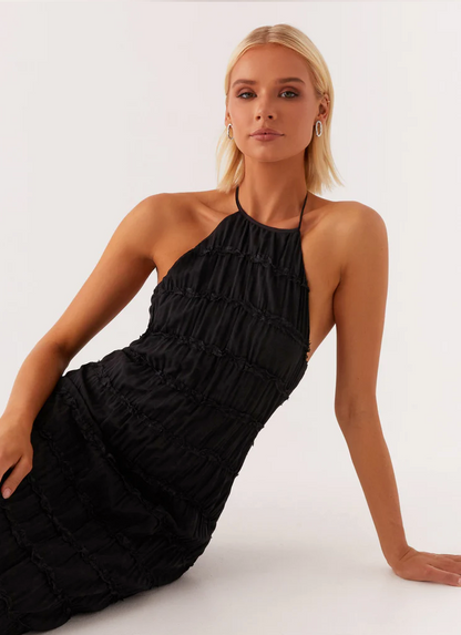 Women's Halter Maxi Dress Elegant