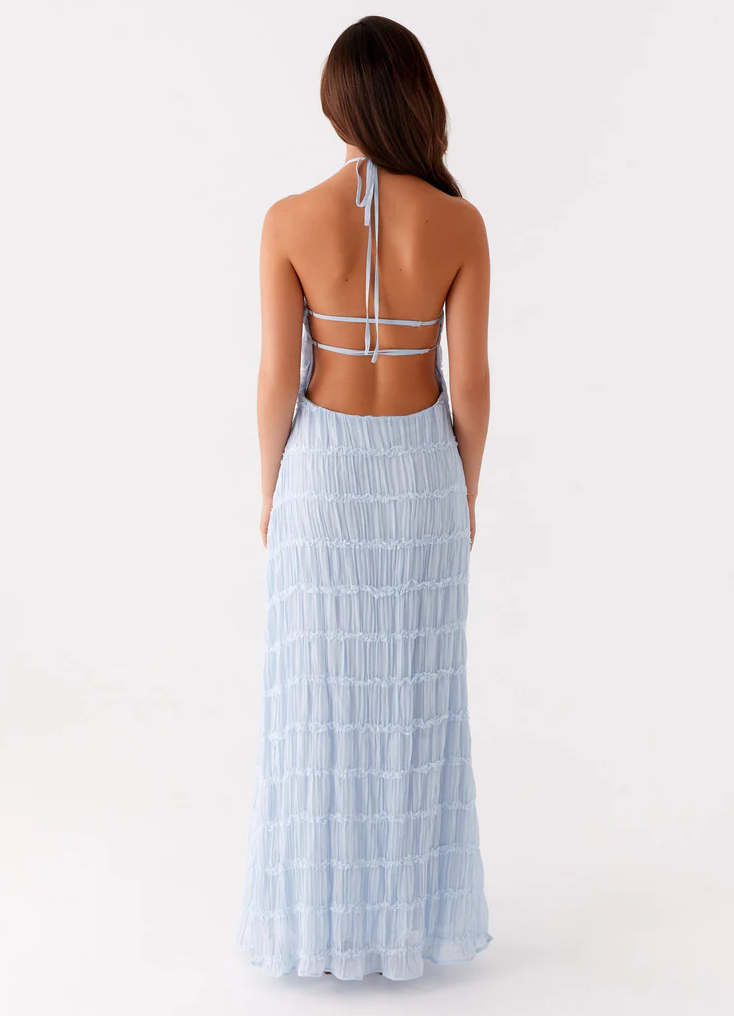 Women's Halter Maxi Dress Elegant