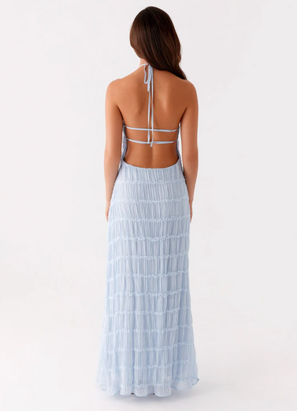Women's Halter Maxi Dress Elegant