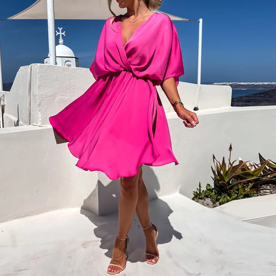 Women's Mini Rose Dress