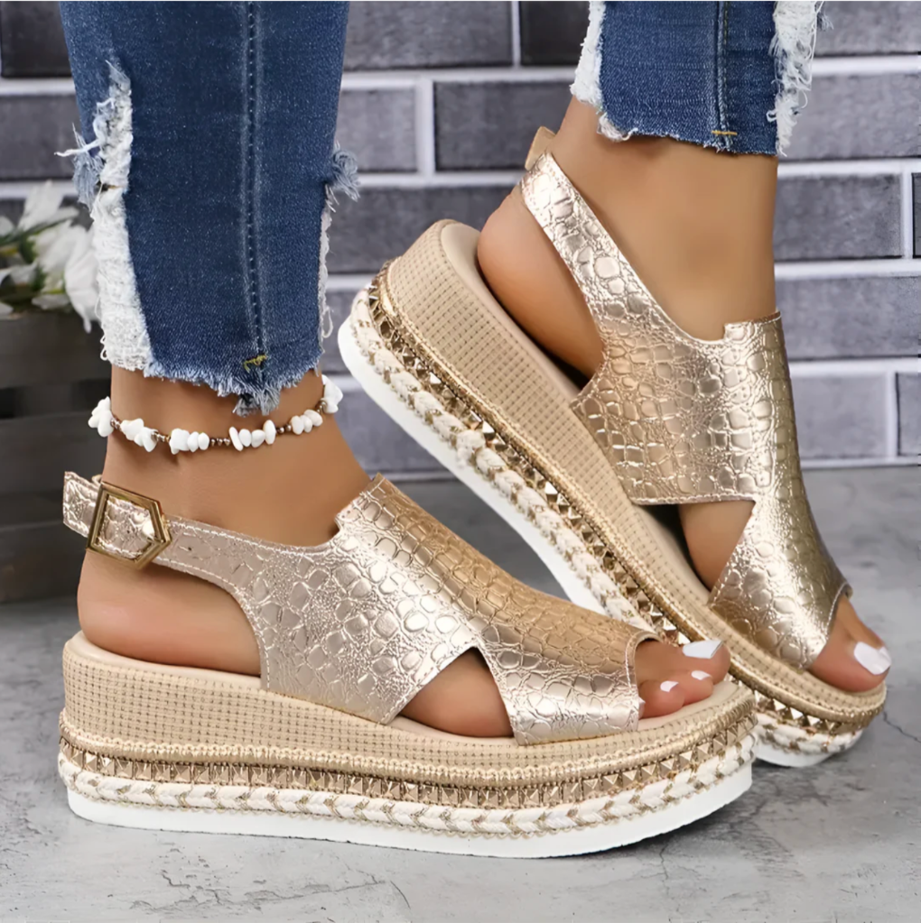 Women's Wedge Heel Sandals Comfortable Summer Fashion - Vonnera