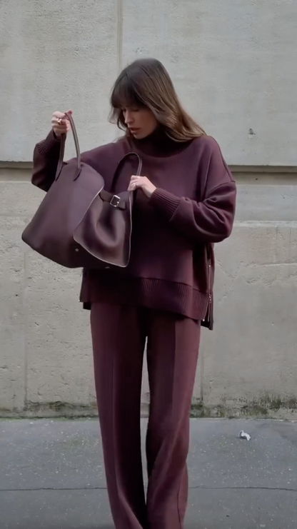 Women's Long Sleeve Loose Fit Outfit Set