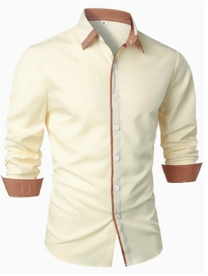 Men's Long Sleeve Casual Shirt Breathable Lightweight - Vonnera