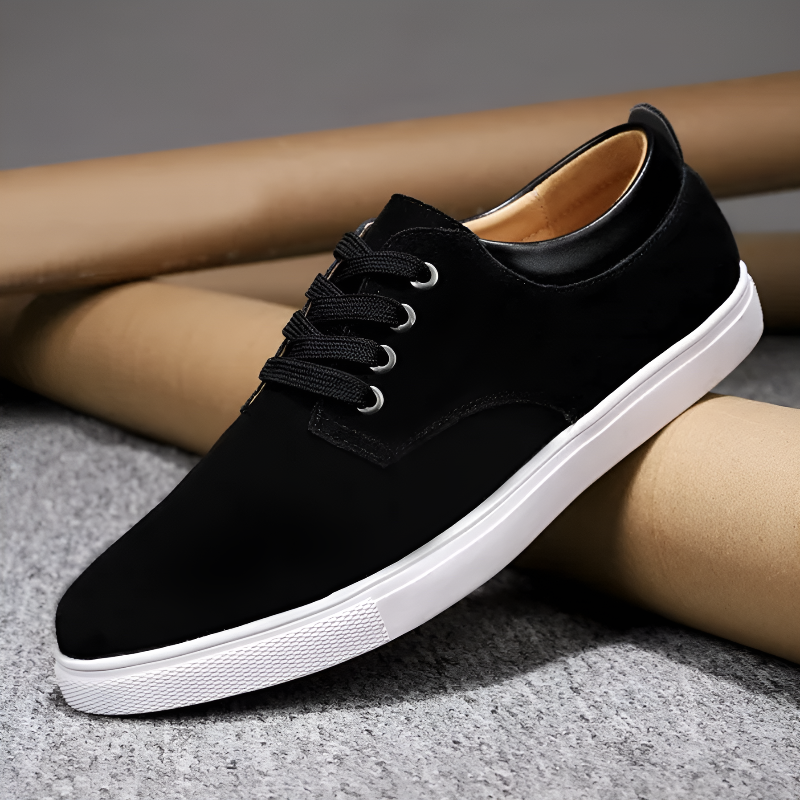 Men's Lace-Up Court Sneakers Comfortable - Vonnera