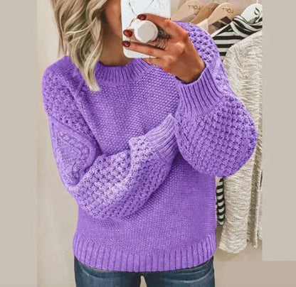 Women's Stretched Knitted Sweater - Vonnera