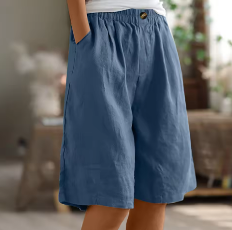 Women's High Waist Loose Fit Shorts