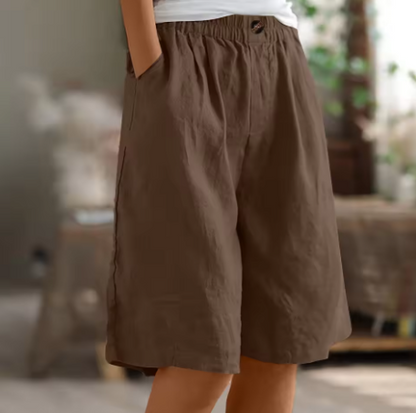 Women's High Waist Loose Fit Shorts