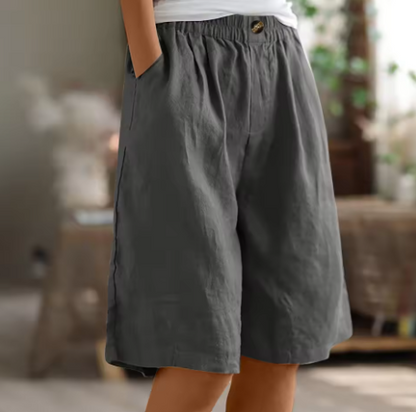 Women's High Waist Loose Fit Shorts