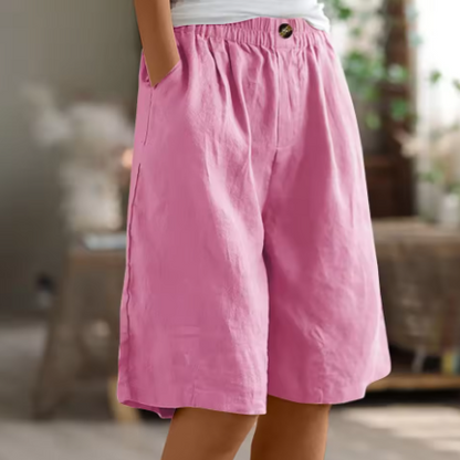 Women's High Waist Loose Fit Shorts