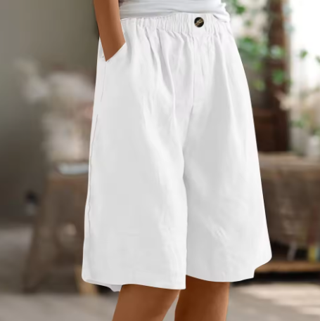 Women's High Waist Loose Fit Shorts