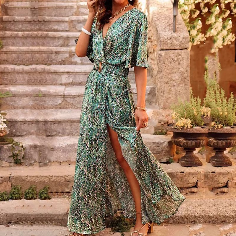 Women's Bohemian Maxi Dress Long Summer