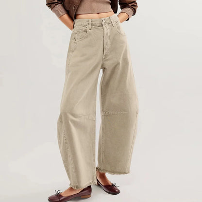 Women's Distressed High-Rise Jeans
