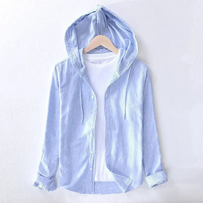 Men's Long-Sleeve Summer Shirt Cotton