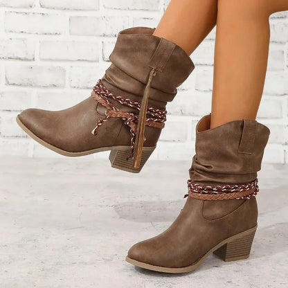 Western Leather Boots