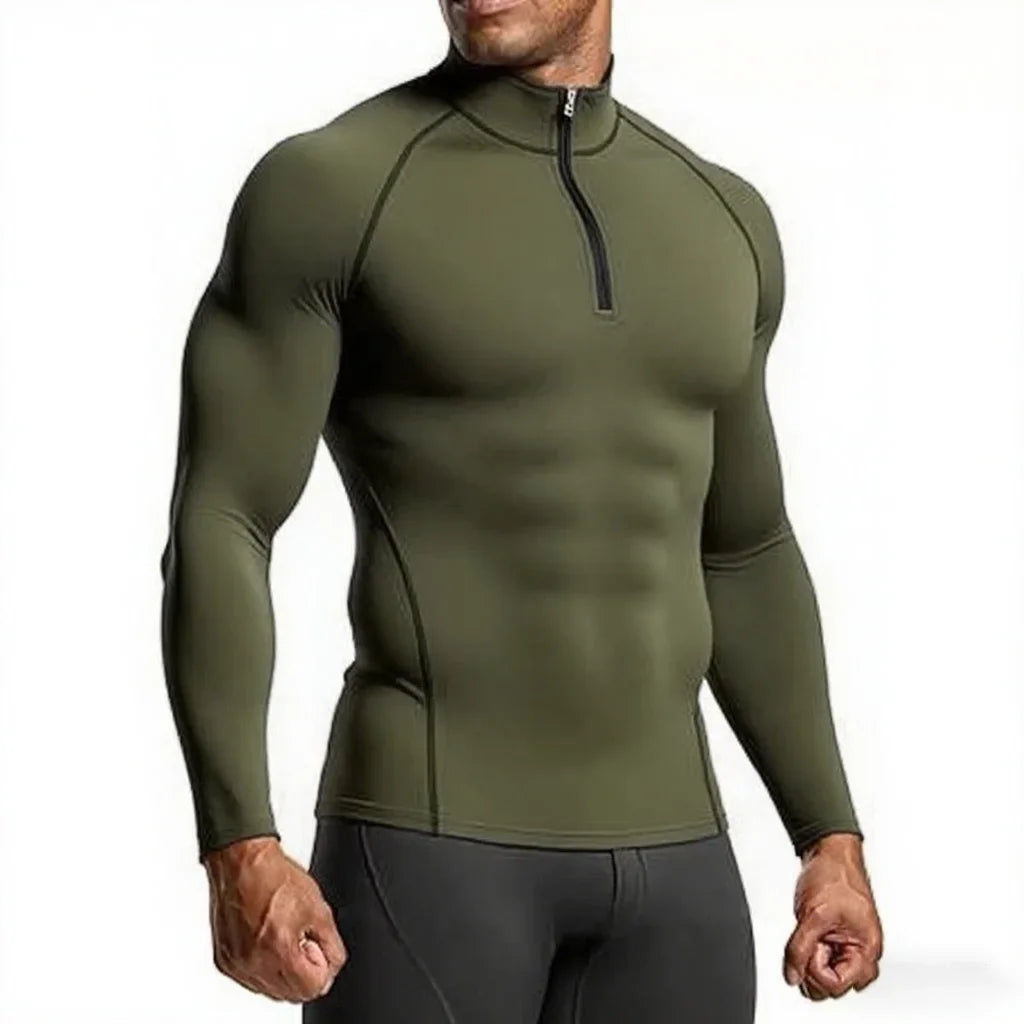 Nova Men's Compression Half-Zip Shirt