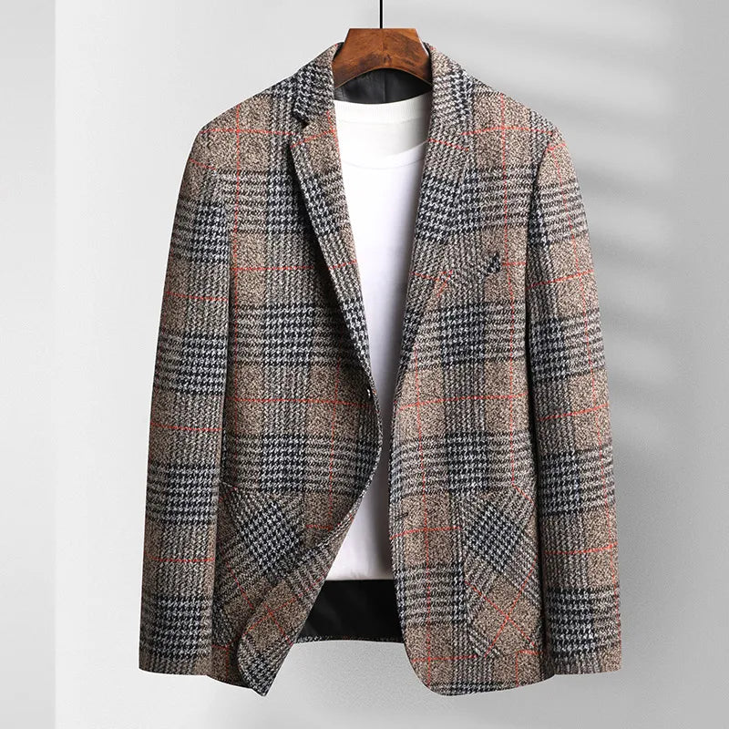 Chaplin Women's Houndstooth Wool Coat - Vonnera