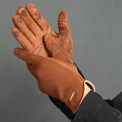 Marzella Faux Suede Work Gloves - Vonnera