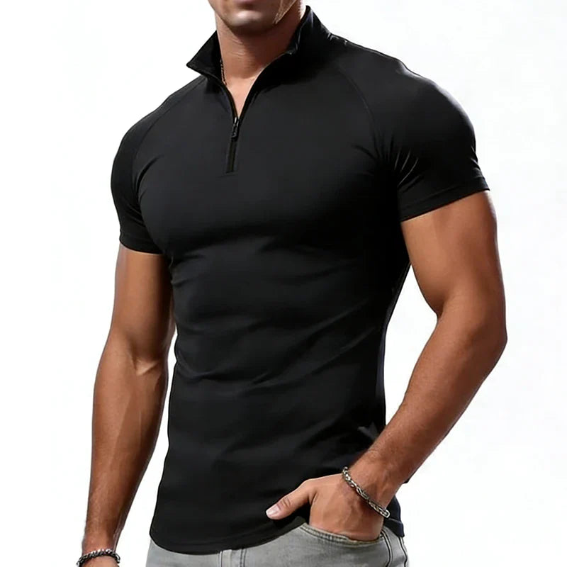 Nolan Men's Compression Half-Zip Shirt - Vonnera