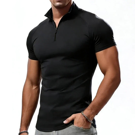 Nolan Men's Compression Half-Zip Shirt - Vonnera