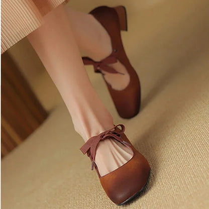 Priscilla Women's Genuine Leather Pumps