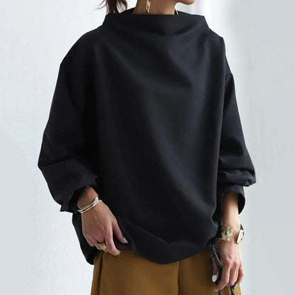 Women's High Neck Soft Knit