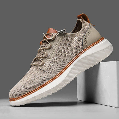 Men's Lace-Up Sneakers Panel Detail - Vonnera