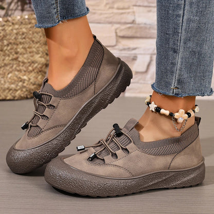 Women's Elastic Lace Walking Shoes - Vonnera