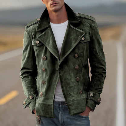 Douglas Men's Suede Leather Coat