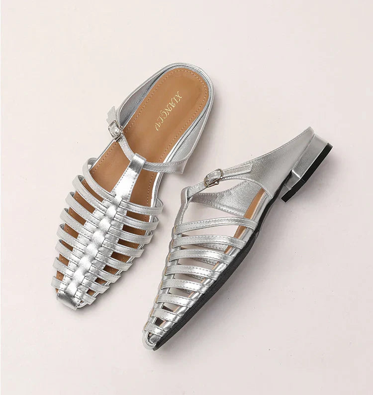Women's Summer Buckle Flat Shoes