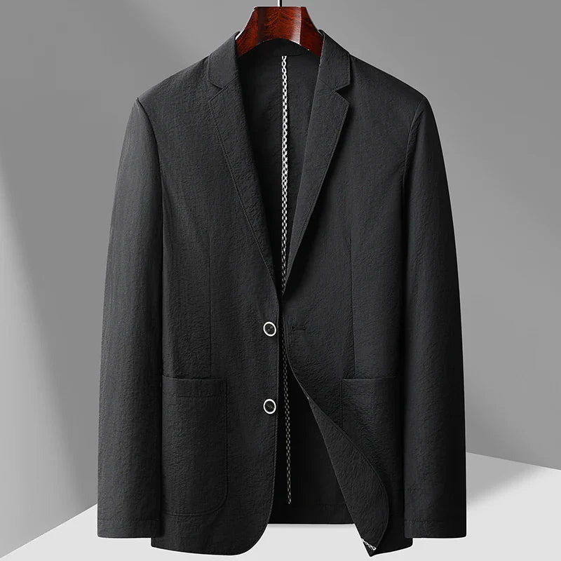 Linen Blazer Marino Meadow