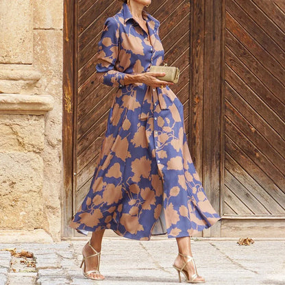 Women's Lace Long Sleeve Midi Dress Evening - Vonnera