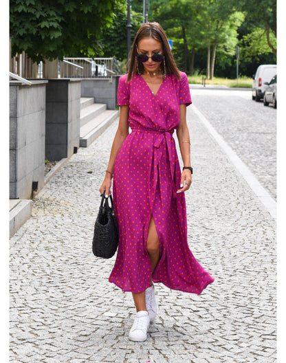 Women's Wrap Dress Tie Waist Belt