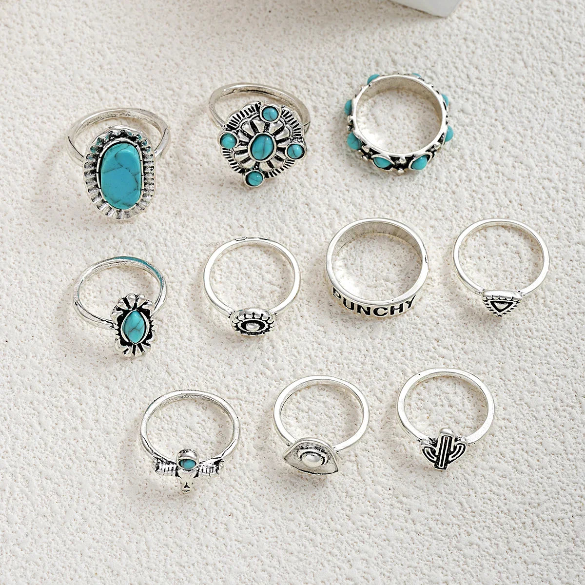 Dakota Western Ring Set 10 Piece