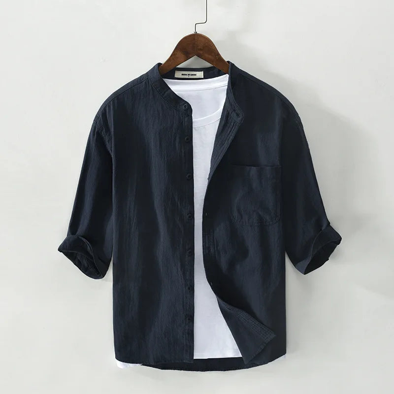 Mens Cotton Half Sleeve Shirt