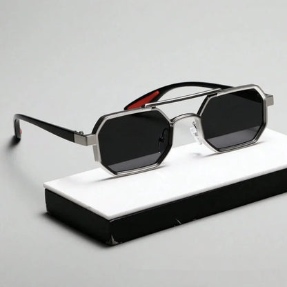 Nexus Mens Octagonal Polarized Sunglasses - Vonnera