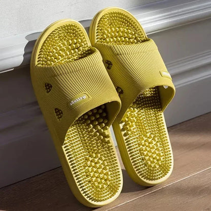 Men Women Cushioned Bathroom Slides Non Slip Massage Sole