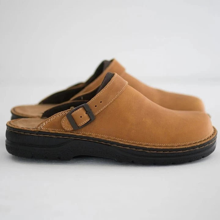 Randy Mens Slip On Clogs Comfortable