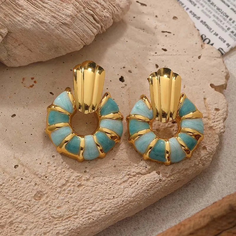 Clara Glaze Hoop Earrings - Jack Hafford