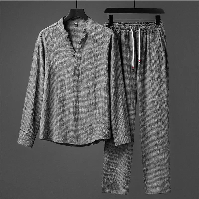Vivnan Women's Linen Two Piece Set