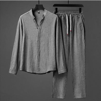 Vivnan Women's Linen Two Piece Set
