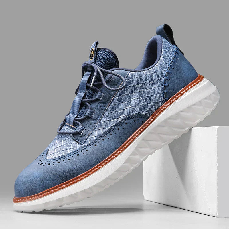 Windsor Mens Ridge Sneakers Comfortable Leather - Vonnera