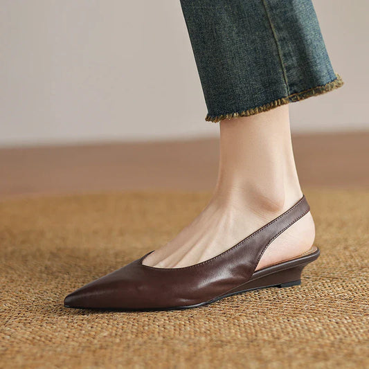 Women's Genuine Leather Pumps - Vonnera