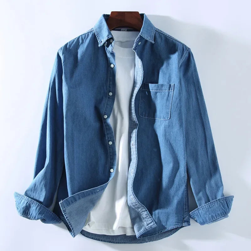 Hudson Ridge Men's Denim Shirt - Vonnera