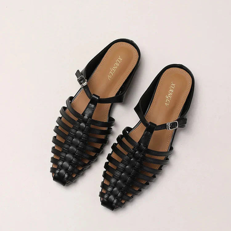Women's Summer Buckle Flat Shoes